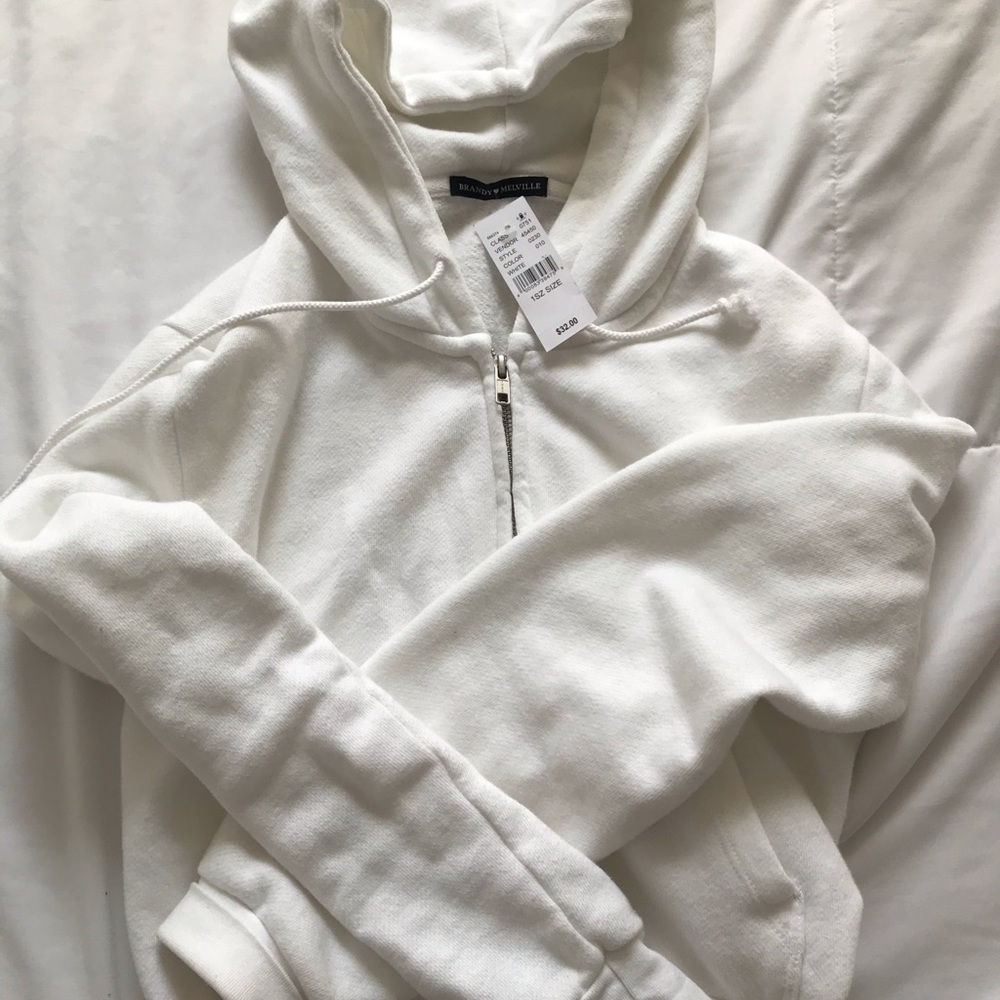 brandy Melville crystal hoodie